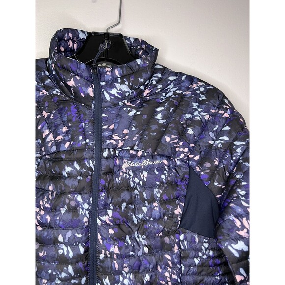 NWT Eddie Bauer Women’s Microtherm Stormdown First Ascent Jacket SM Purple Blue - Picture 2 of 12